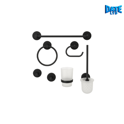 Слика на Галантерија за баwа сет округ. 6ком црна